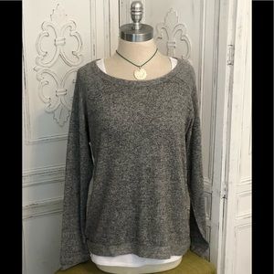 Grey pullover sweater